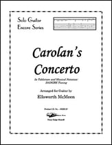 Carolan's Concerto Guitar and Fretted sheet music cover